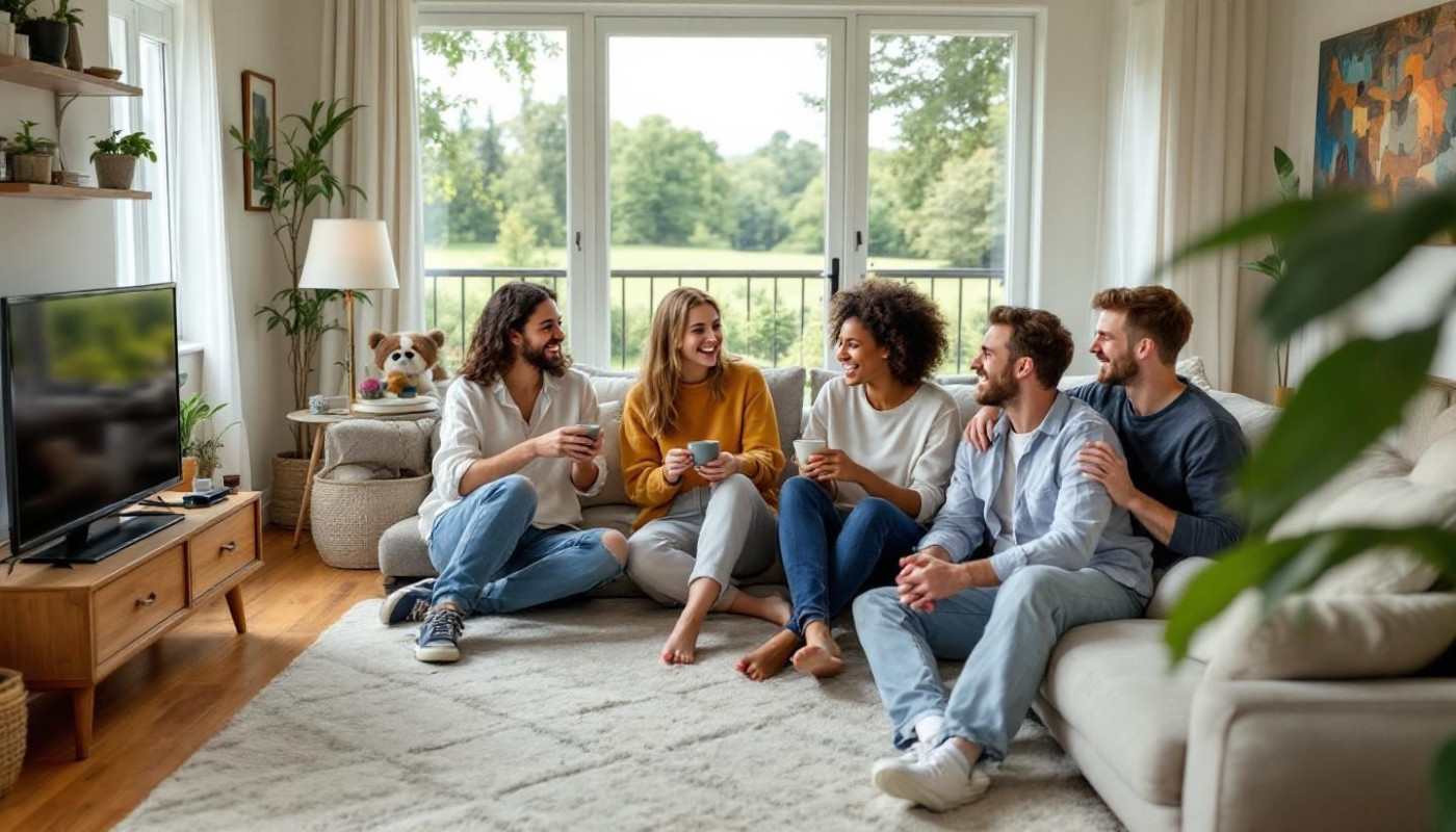 Comment les grands espaces favorisent-ils les liens lors des séjours en gîte ?